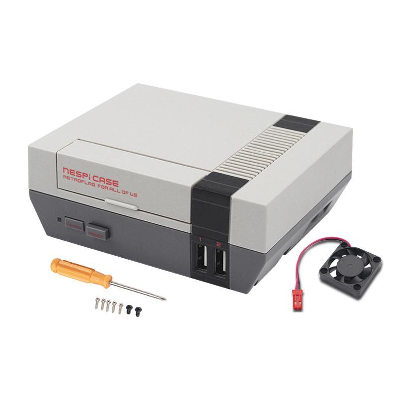復古遊樂器外殼 NESPI Case 樹莓派3專用 引出USB插糟