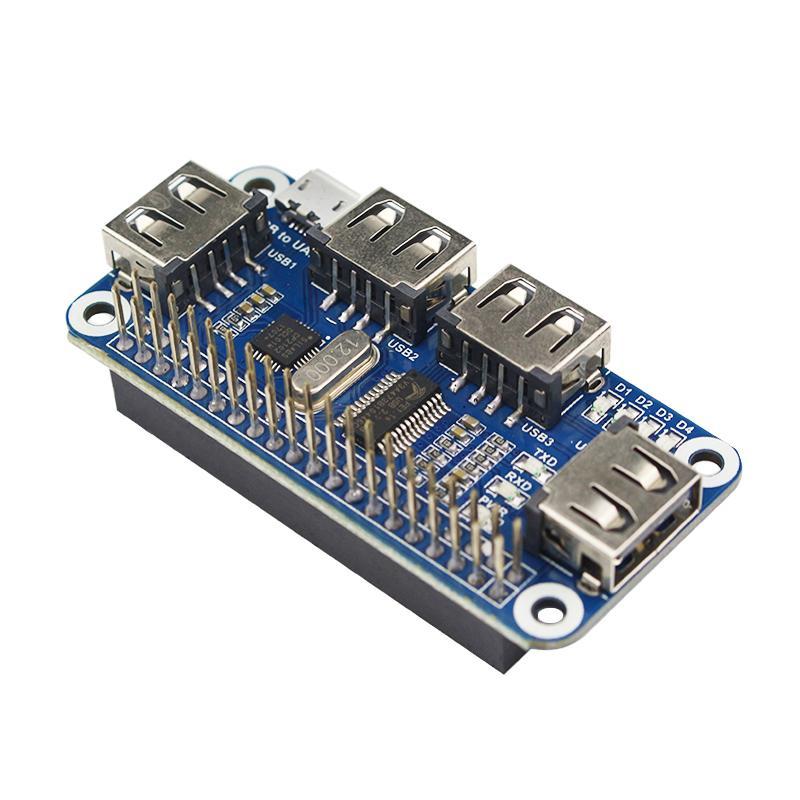 Pi Zero W USB轉接 HUB分線器擴展板 集線器 適用樹莓派3代 Zero W