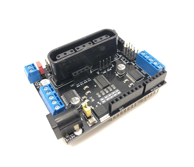 最強的馬達驅動板 Arduino Motor Shield PS2無線手把支援 函式庫完整
