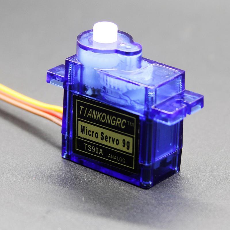 TS90A 升級版的 SG90 主軸金屬齒 9G 伺服馬達 舵機