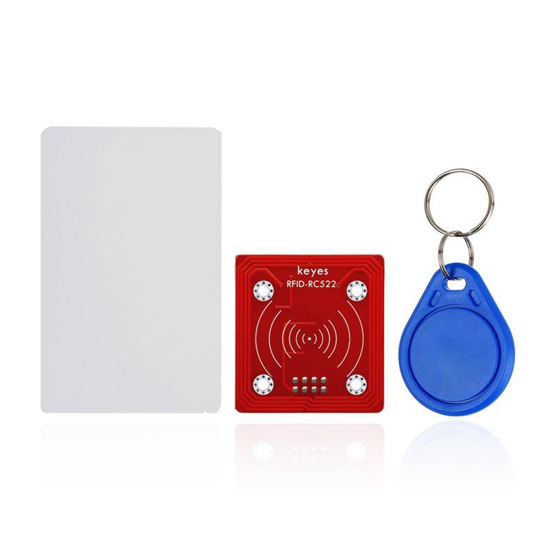 KEYES 原廠 焊好排針 RC522 RFID 附白卡、鑰匙扣 附完整範例
