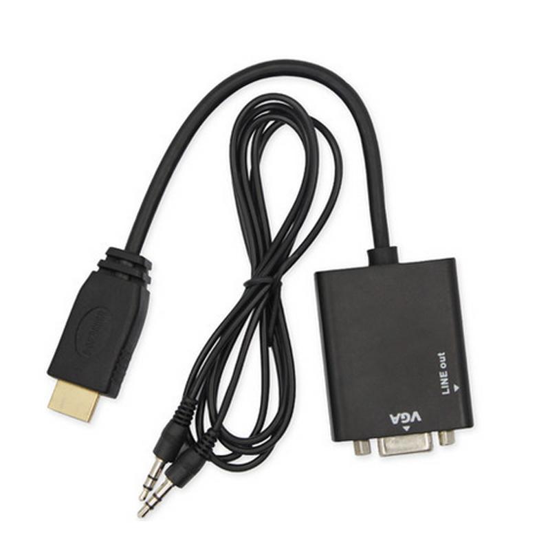 Micro HDMI 轉 VAG Micro HDMI轉VAG 含音源輸出 樹莓派4B可用