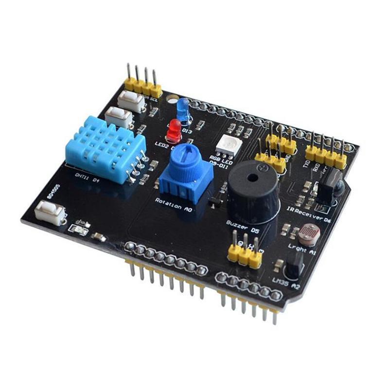 9合1多功能學習擴展版 Arduino Uno Mega相容 不用接線就能上課