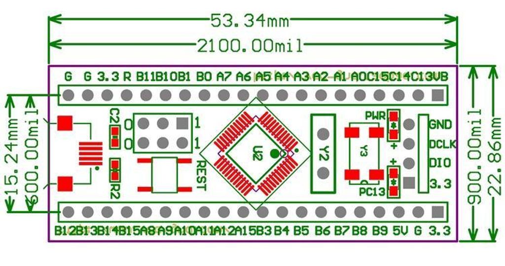STM32F103C8T6 最小系統板核心板-1.jpg