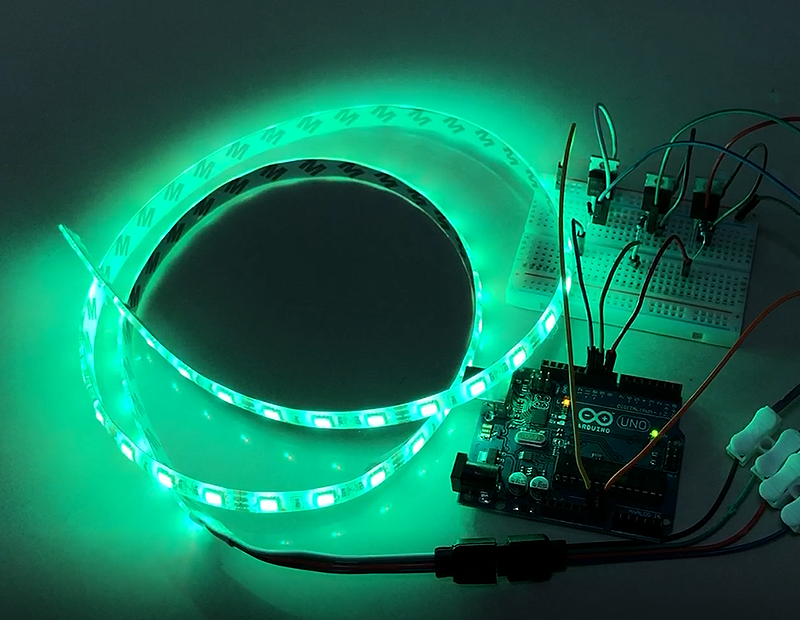 Arduino 七彩燈條實驗套件 含Uno開發板及變壓器等全套材料 – 傑森創工 - Arduino、樹莓派的專家，創客的好朋友