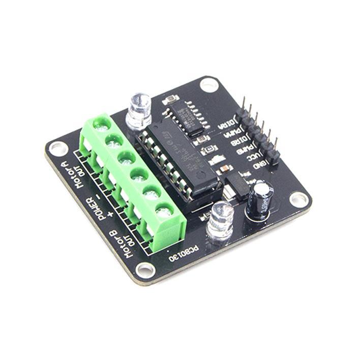 L293D 直流馬達驅動模組 體積小 方向速度各用2個IO就能控制2個馬達 Arduino智能小車可用