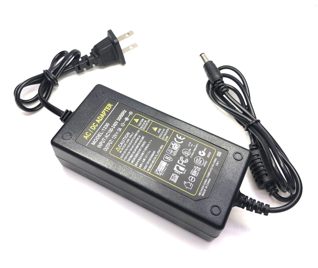 12V 3A 變壓器 雙線 電源供應器