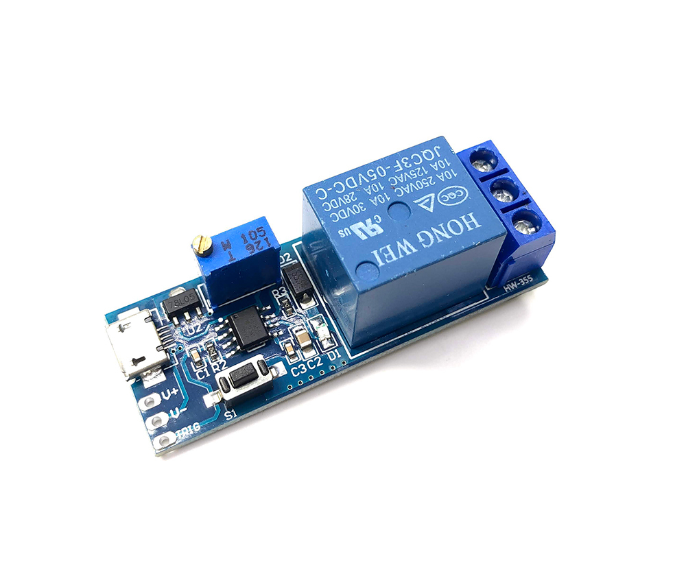 寬電壓 5V-30V 觸發延時繼電器模組