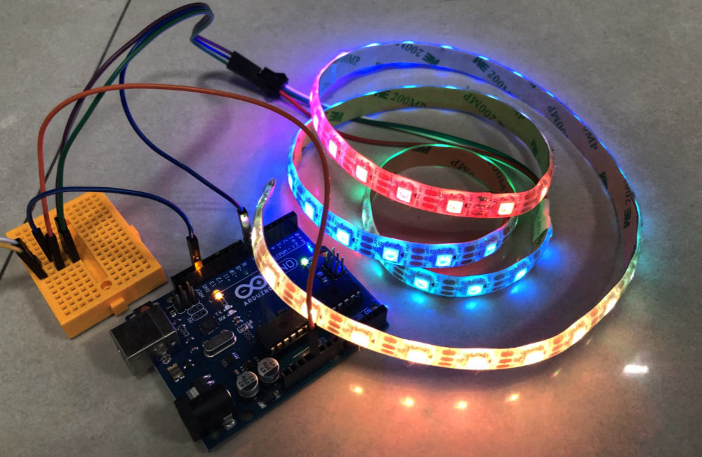 WS2812b 全彩超炫燈條 DIY Arduino 套件