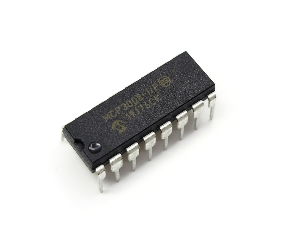 MCP3008-I/P DIP16 SPI 類比數位轉換器
