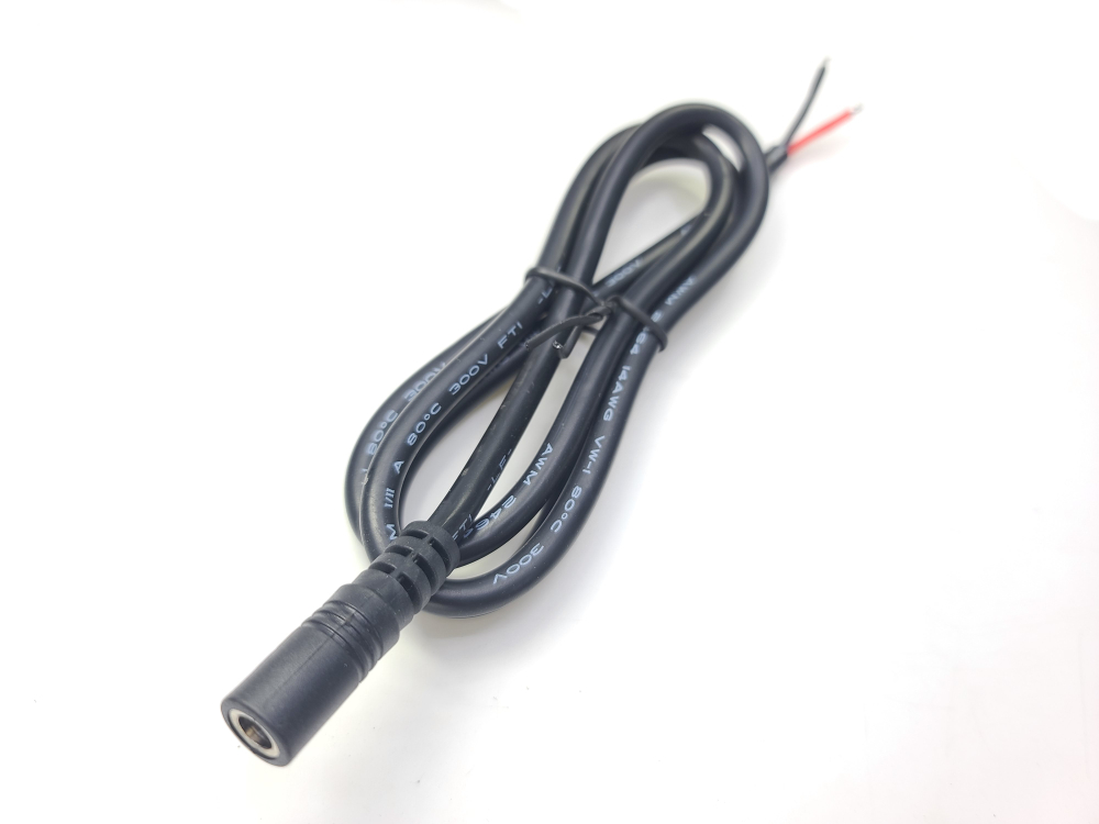 全銅 DC轉接線 5.5*2.5mm DC電源轉紅黑雙線 1M