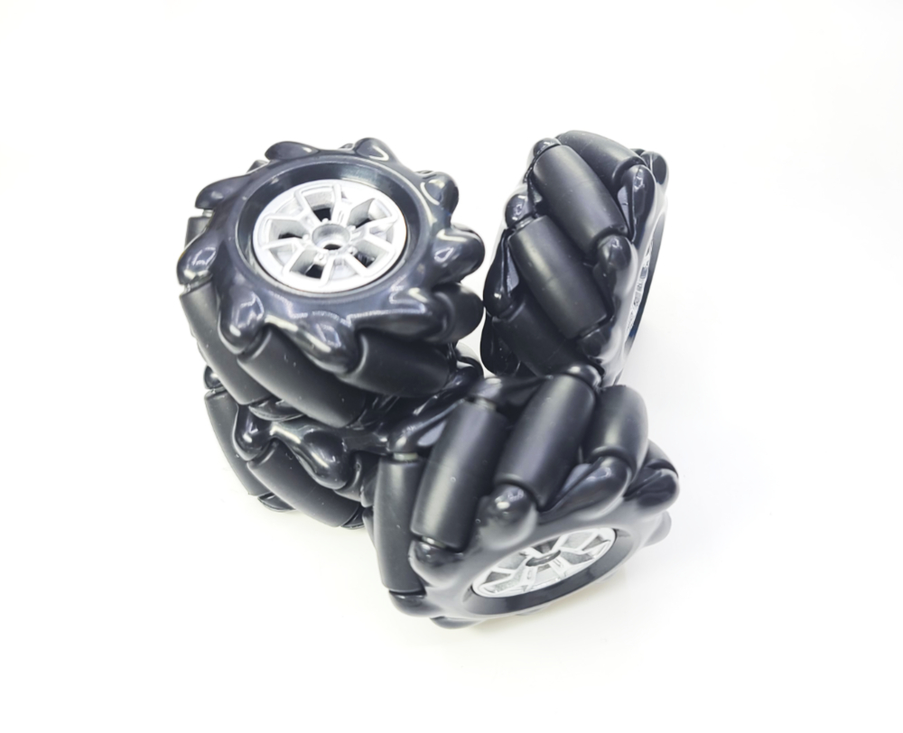 麥克那姆輪 Mecanum Wheel 黃色TT馬達適用 48mm 60mm 80mm