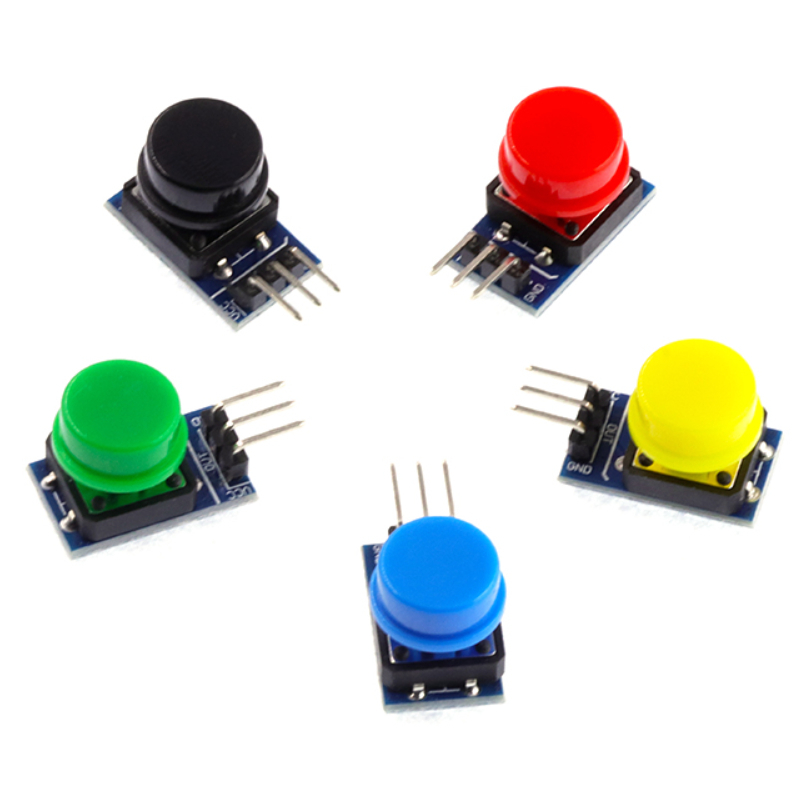 按鈕模組 五色套組 獨立的電源和輸入PIN 不用加電阻