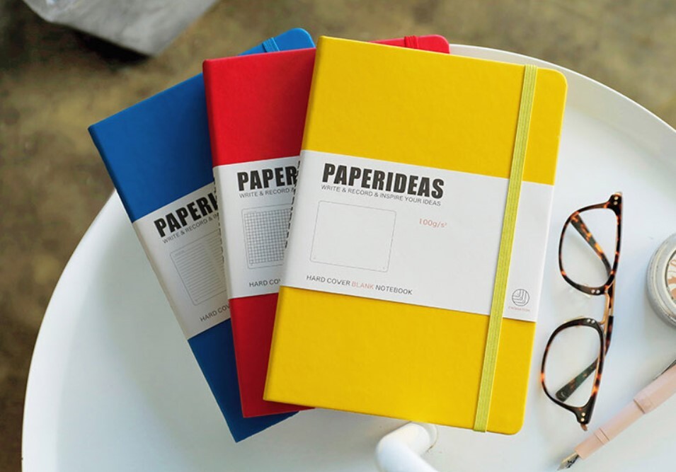 PAPERIDEAS 簡約A5筆記本 點陣內頁 ※硬皮※ 手帳達人首選 188頁