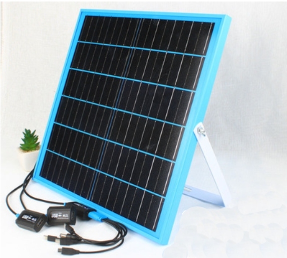 迷你太陽能板 20W 5V 1.6A輸出 可接USB充電線 已安裝接頭
