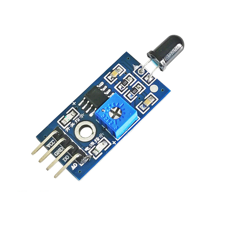 4線 火焰感測器 火焰採測模組 (四線) 支援Arduino