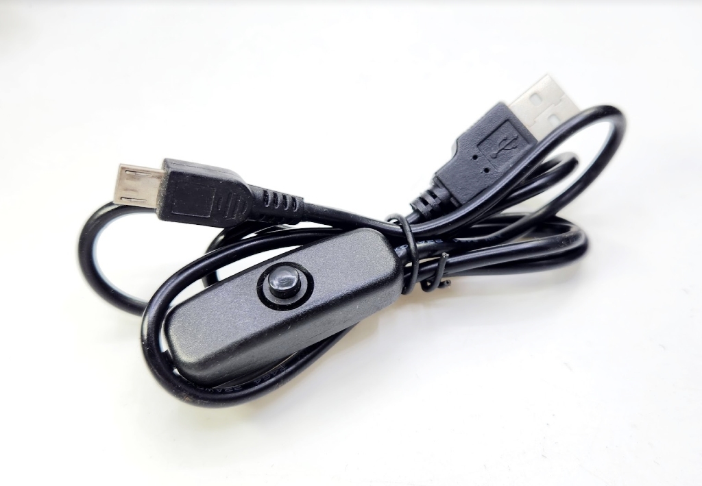 附開關Micro USB電源線 1M