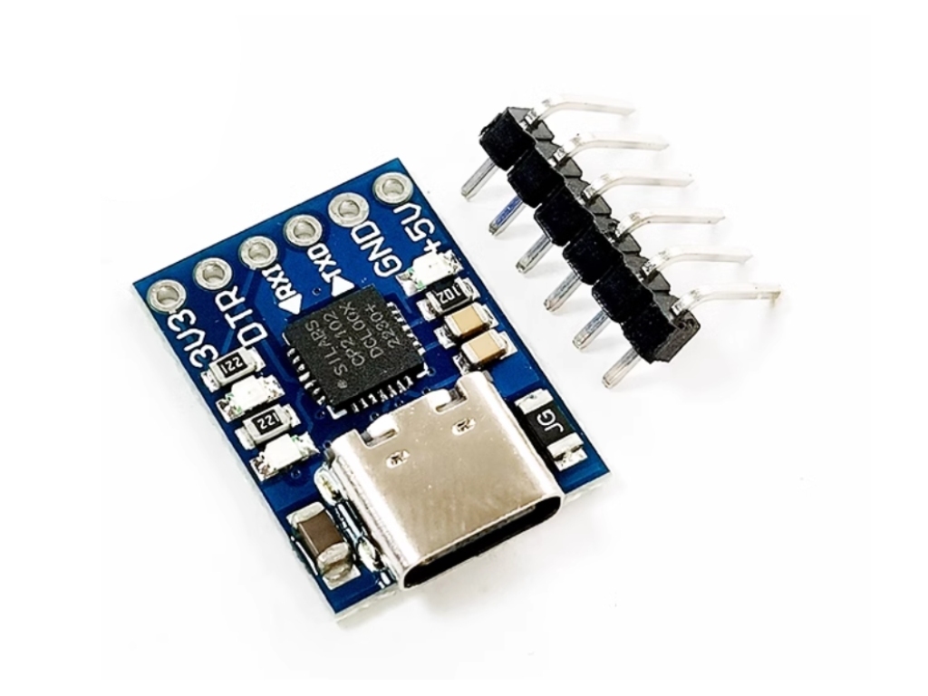 TYPE-C USB轉TTL CP2102模組 UART STC下載器
