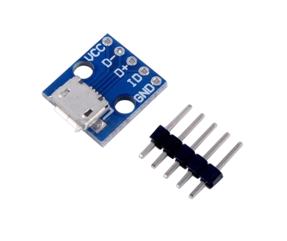 Micro USB 轉 5V 電源 可插麵包板 送排針 最佳麵包板供電方式
