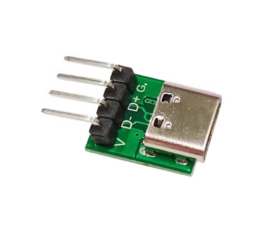 TYPE-C 轉2.54 電源轉接板