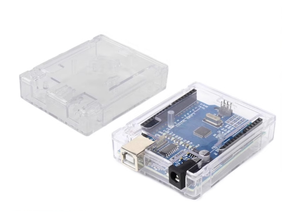 Arduino Uno 2片式外殼 安裝容易 Reset鈕也能按到