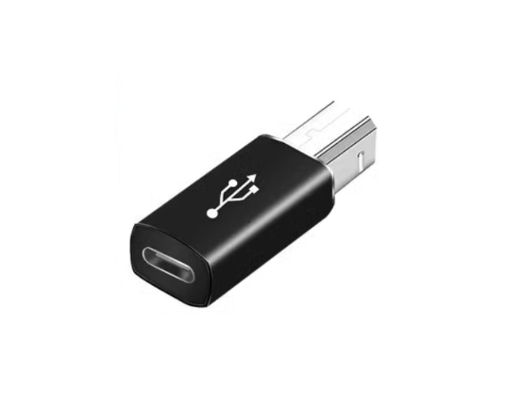 Type-C母頭轉方口USB-B 適用MIDI設備 Arduino