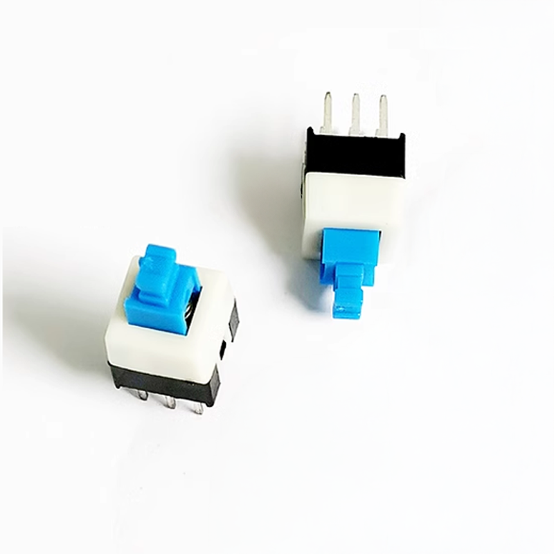 自鎖按鈕 自鎖開關 8x8 5顆1組