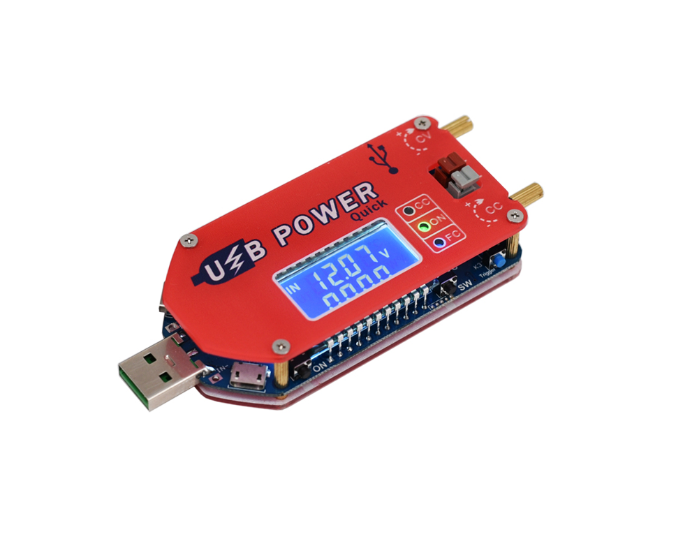 DP3A USB可調電源模組 風扇調速 液晶顯 15W