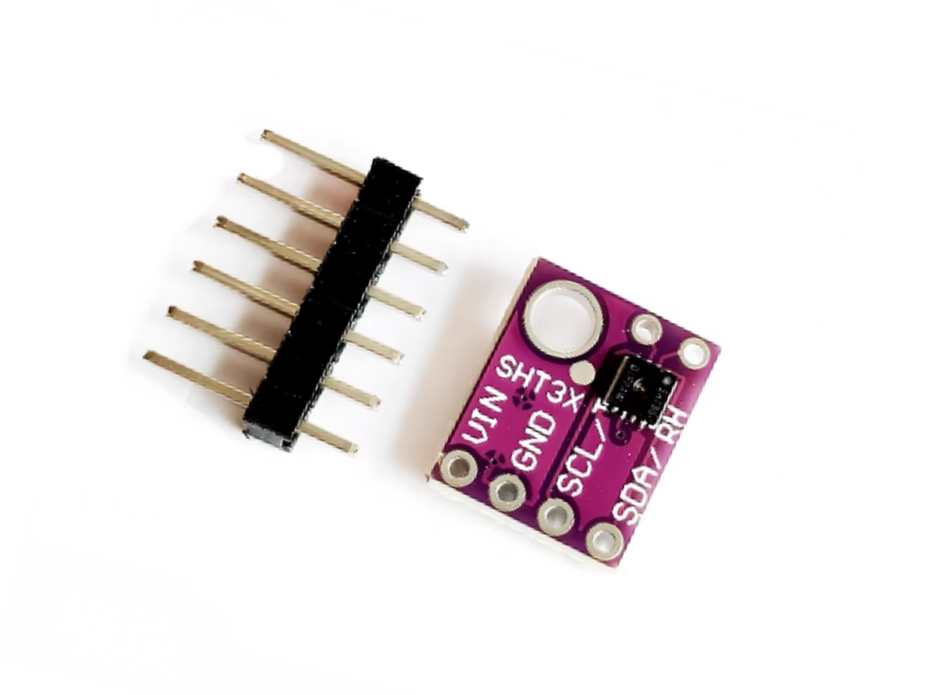SHT30 温濕度感測器 I2C 紫板 未焊針