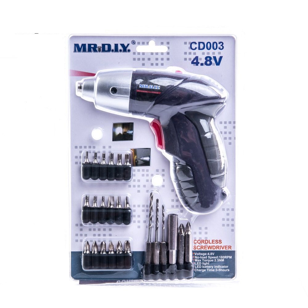 MR.DIY Cordless Screwdriver Drill – ONYLEX