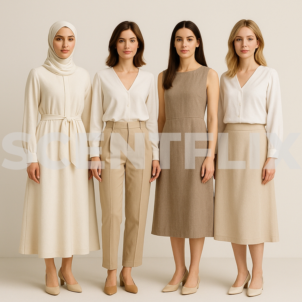 Elizabeth Arden Beauty outfit