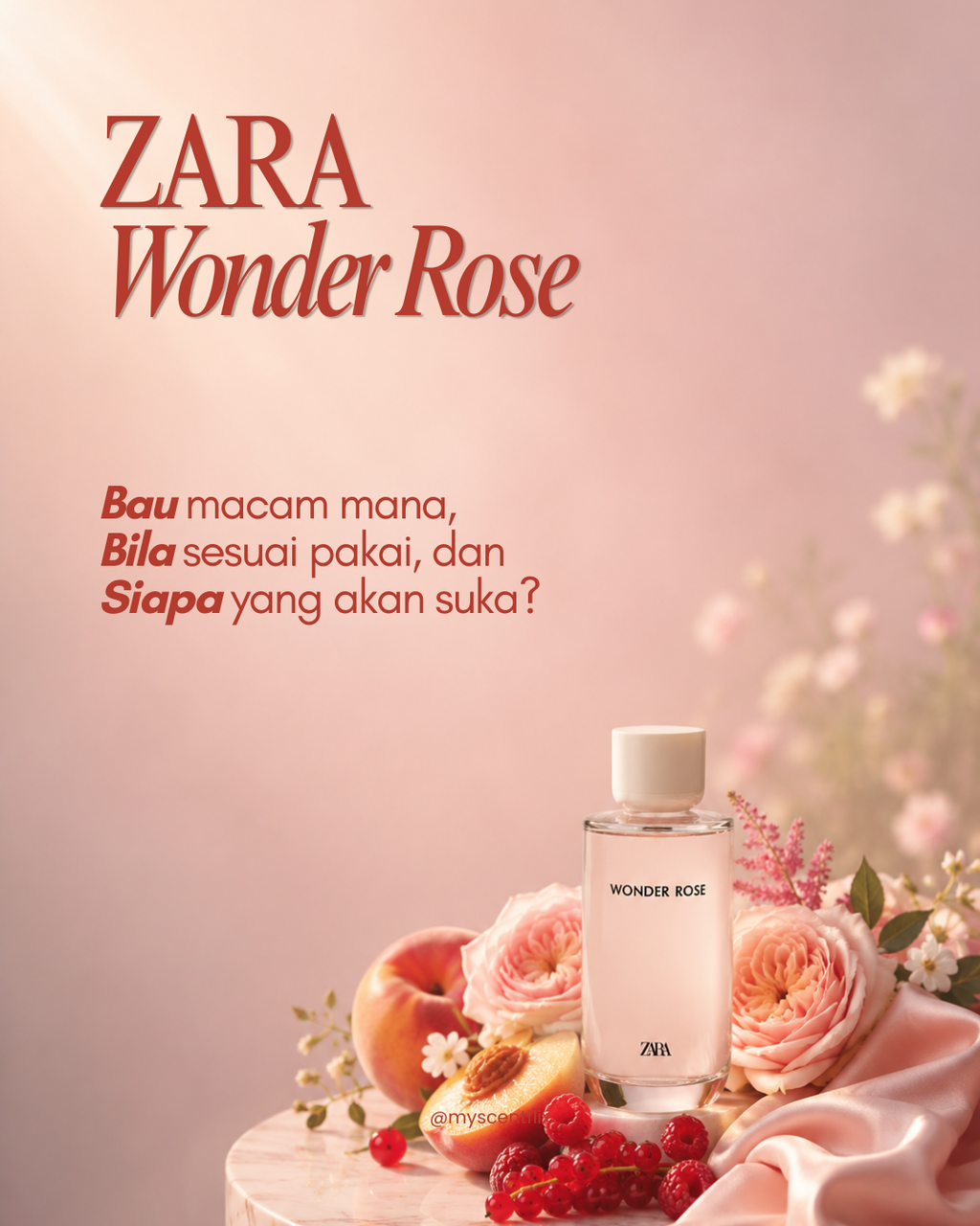 SCENTFLIX Zara Wonder Rose 1