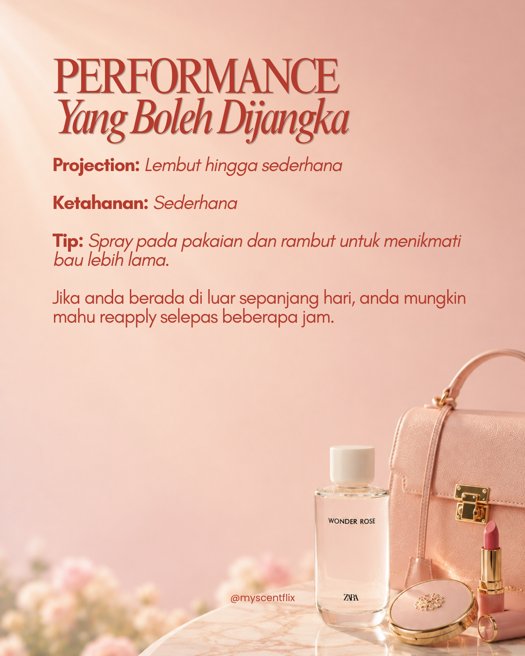 SCENTFLIX Zara Wonder Rose 7