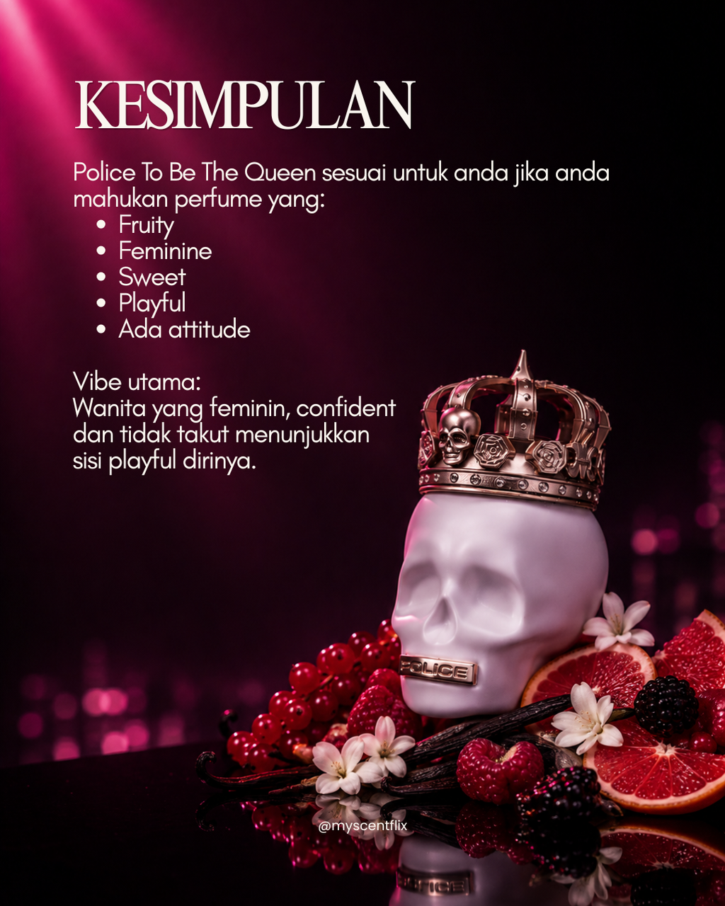 SCENTFLIX Police To Be The Queen 9