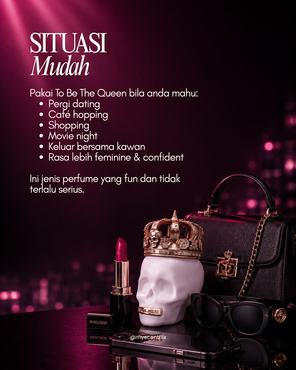 SCENTFLIX Police To Be The Queen 8