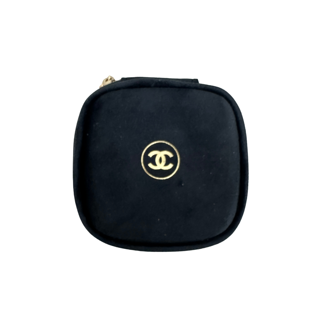 Chanel Beauté Black Mini Vanity Case with Mirror