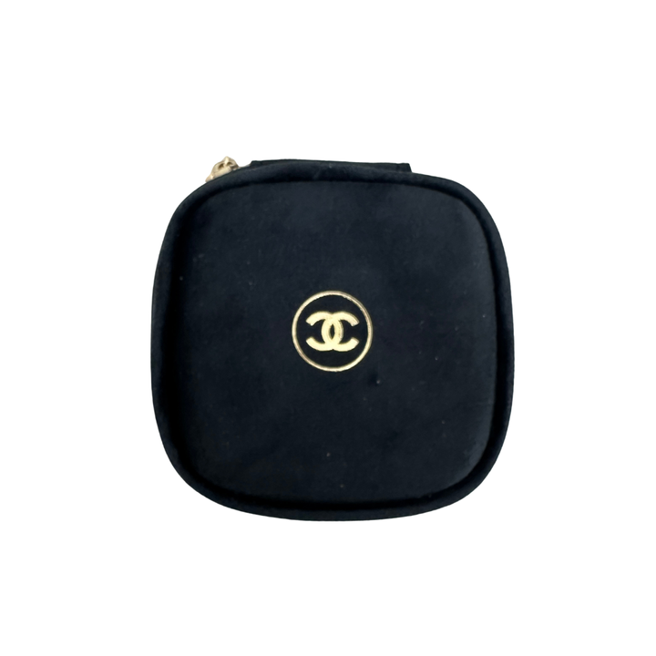 Chanel Beauté Black Mini Vanity Case with Mirror