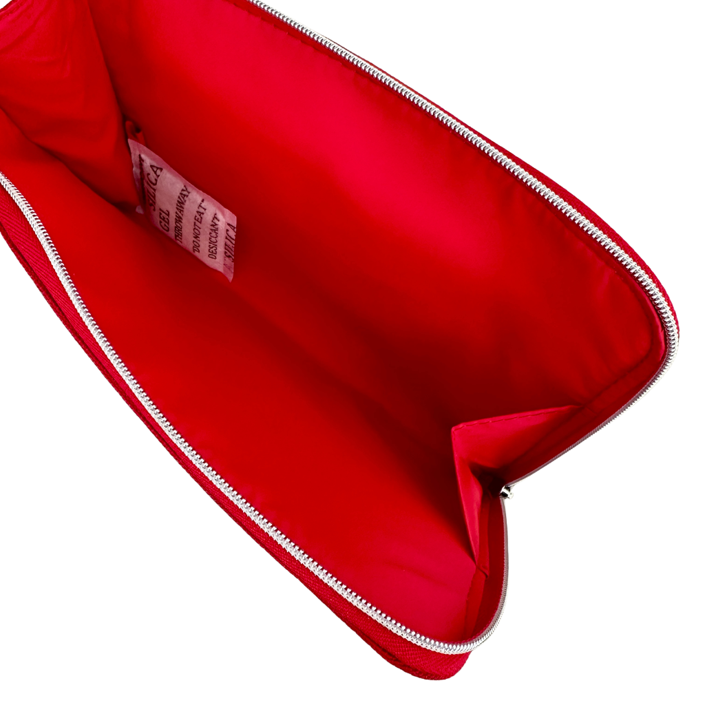 Dior Beauté Red Cosmetic Pouch  Makeup Bag 3