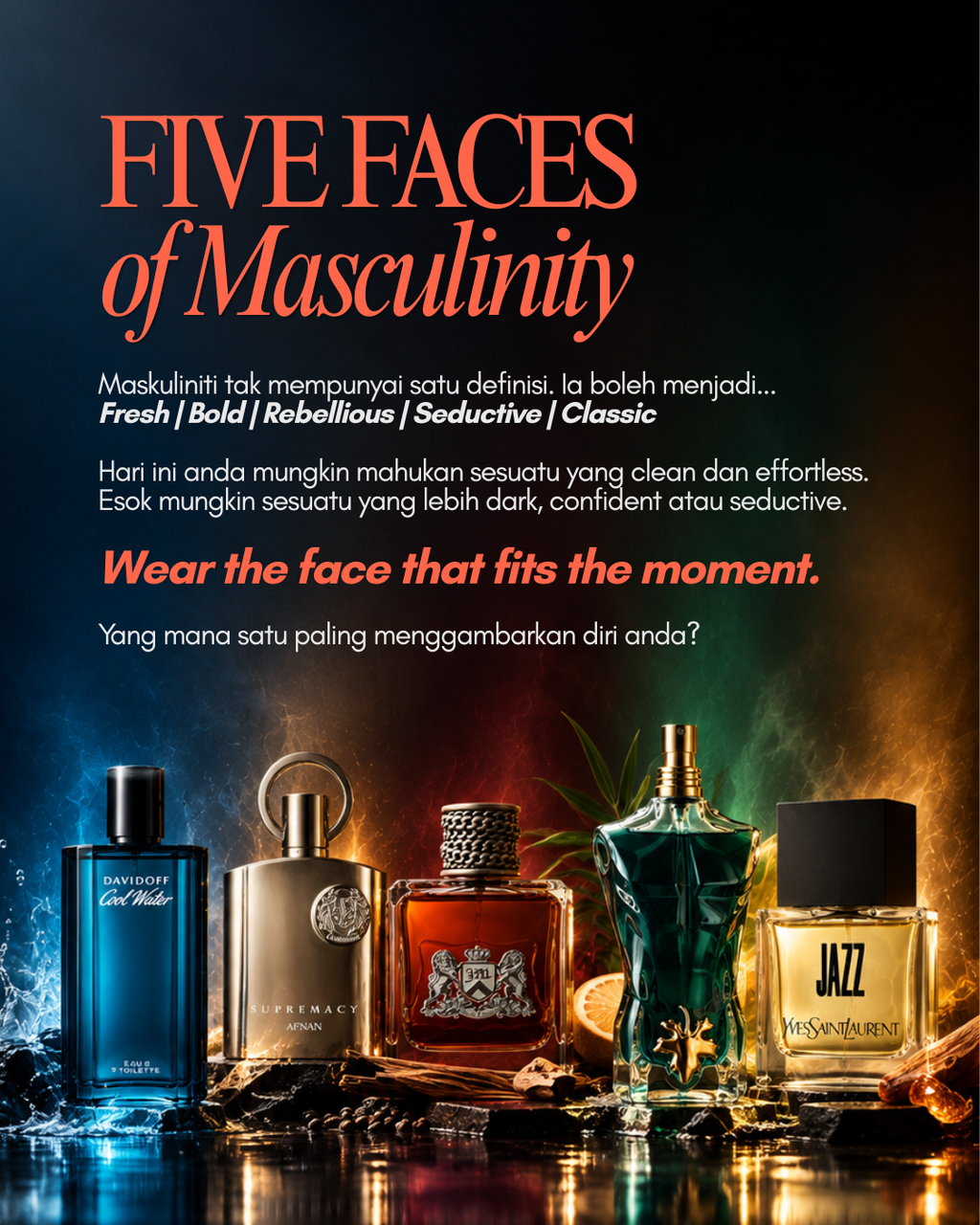 Five Faces of Masculinity Discovery Set 9