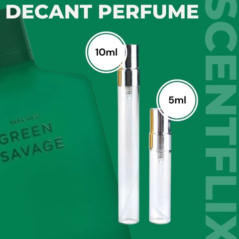 Zara Man Green Savage decant