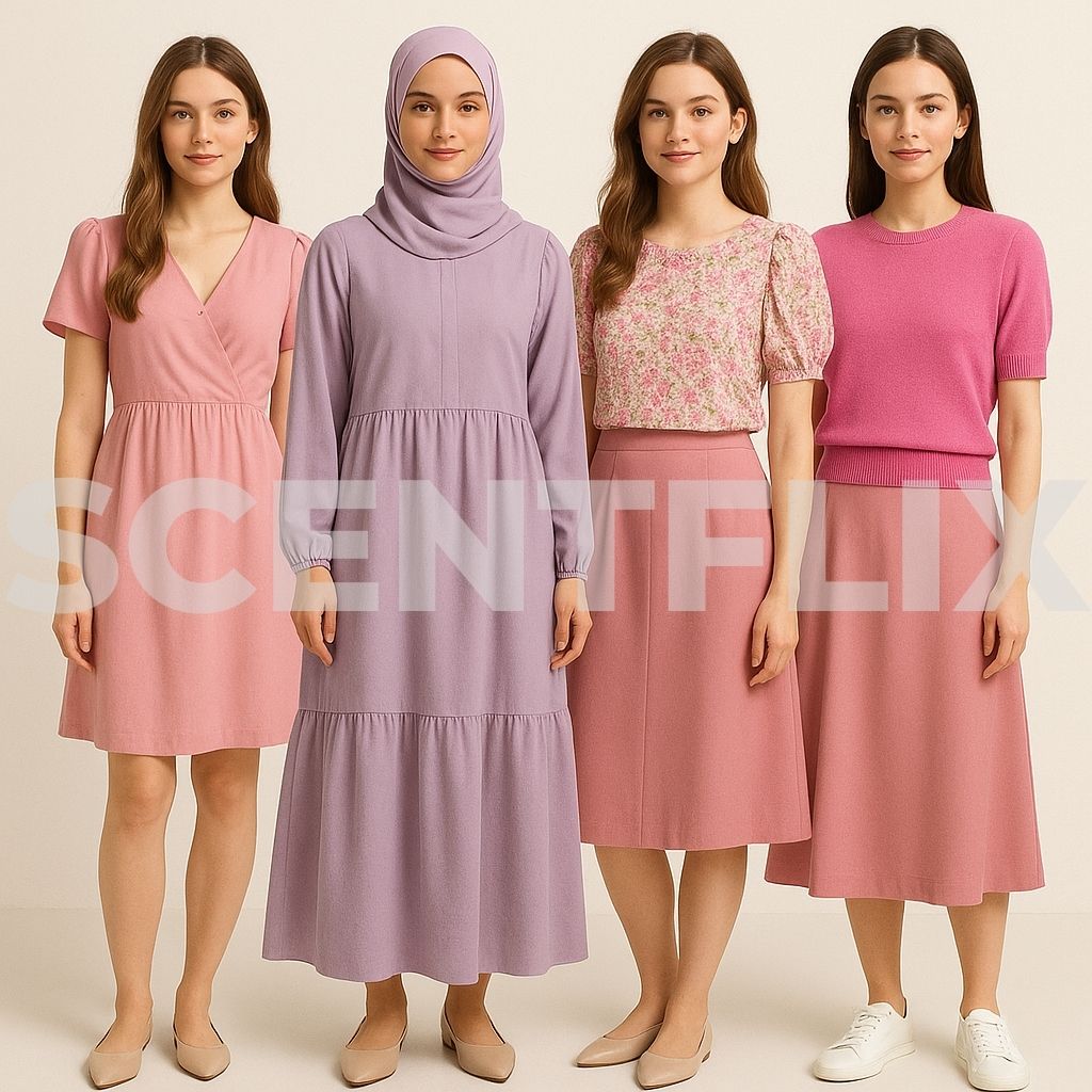 Moschino Pink Bouquet outfit
