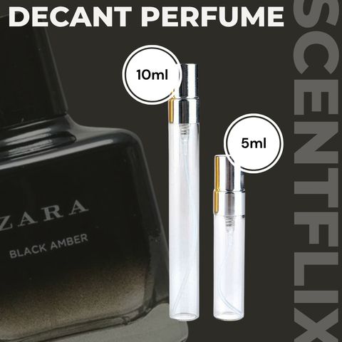 Zara Black Amber decant