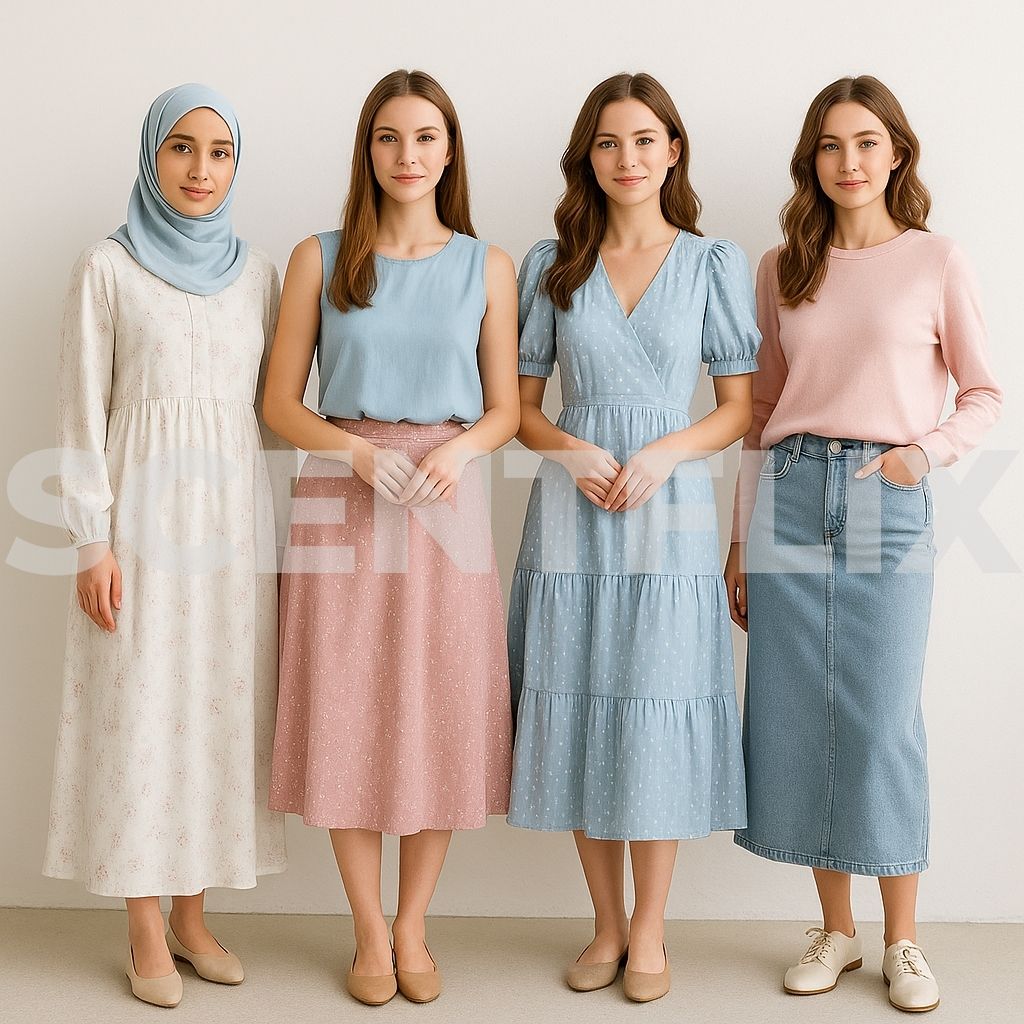 Salvatore Ferragamo Incanto Sky outfit