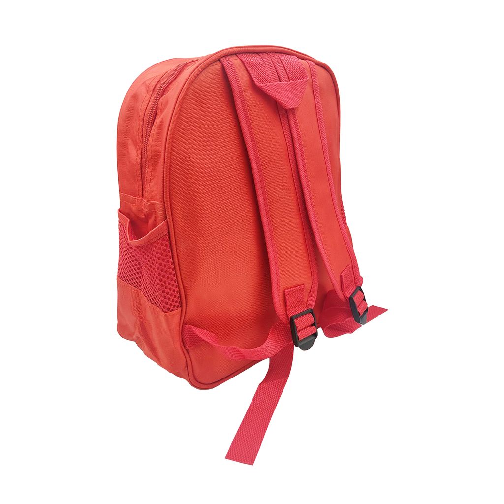 back pack - red - back side