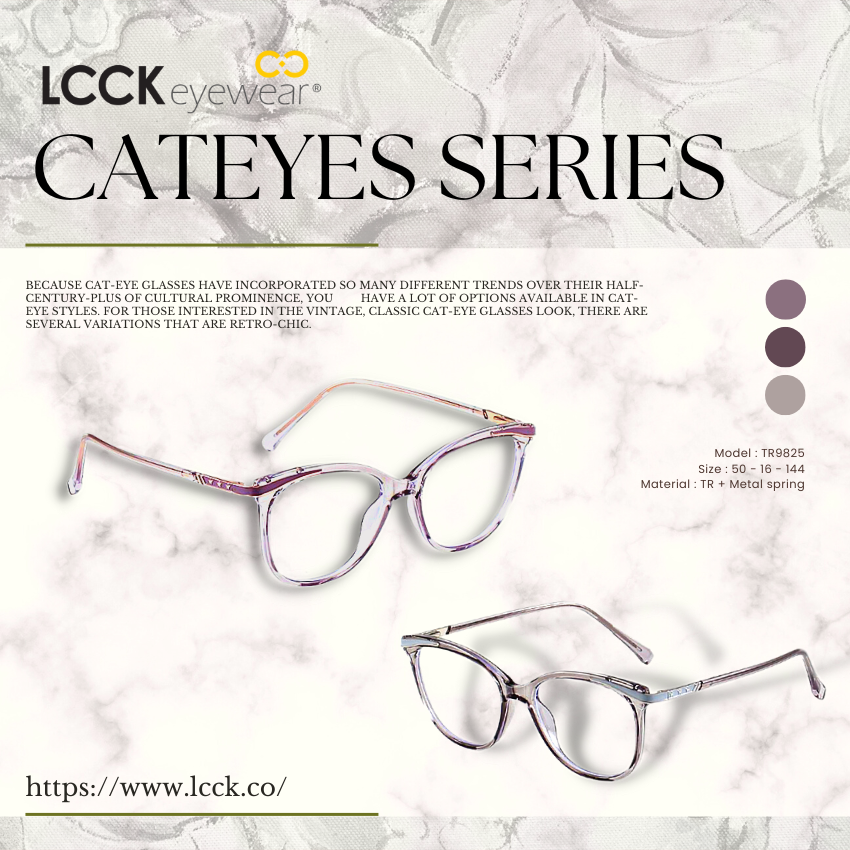 Because cat-eye glasses have incorporated so many different trends over their half-century-plus of cultural prominence, you have a lot of options available in cat-eye styles. For those interested in the vintage (21)