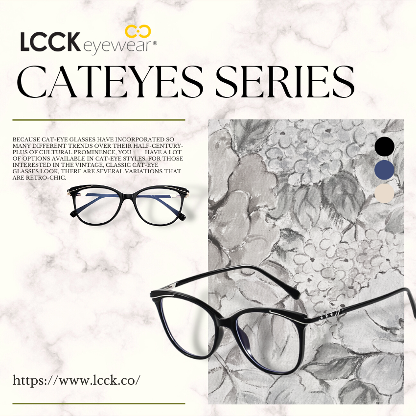 Because cat-eye glasses have incorporated so many different trends over their half-century-plus of cultural prominence, you have a lot of options available in cat-eye styles. For those interested in the vintage (20)