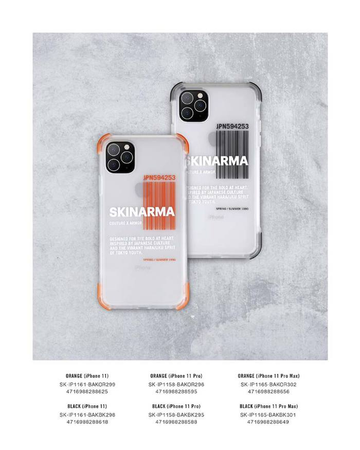 (複製)Skinarma日本潮牌｜Bando Sheer 耐衝擊防摔透明手機殼 iPhone 11/Pro/Max