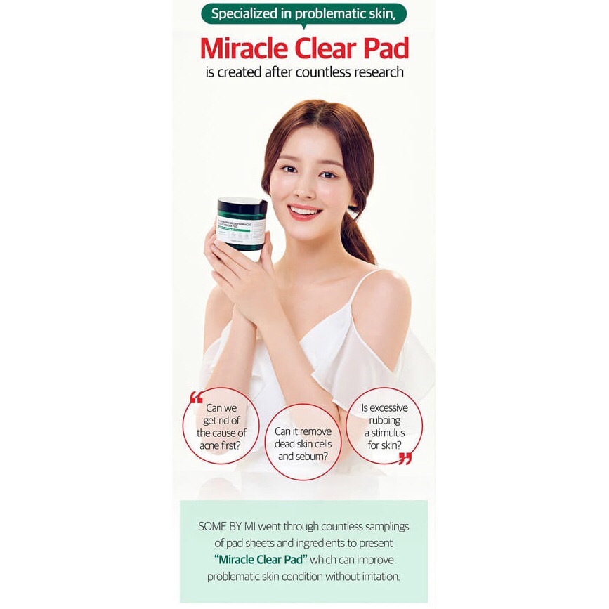Some By Mi AHA.BHA.PHA 30 Days Miracle Truecica Clear Pad 