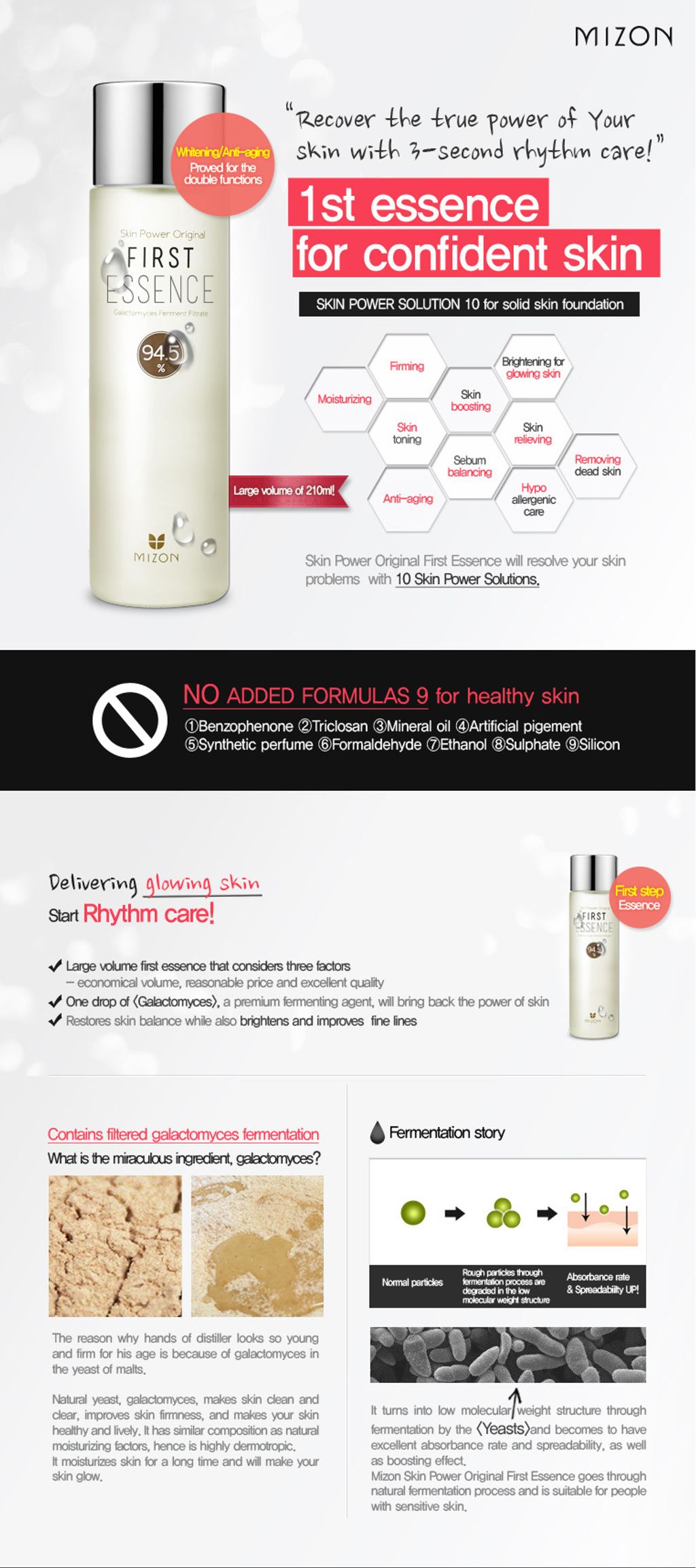 Mizon Skin Power Original First Essence 210ml – KOREANGAZE
