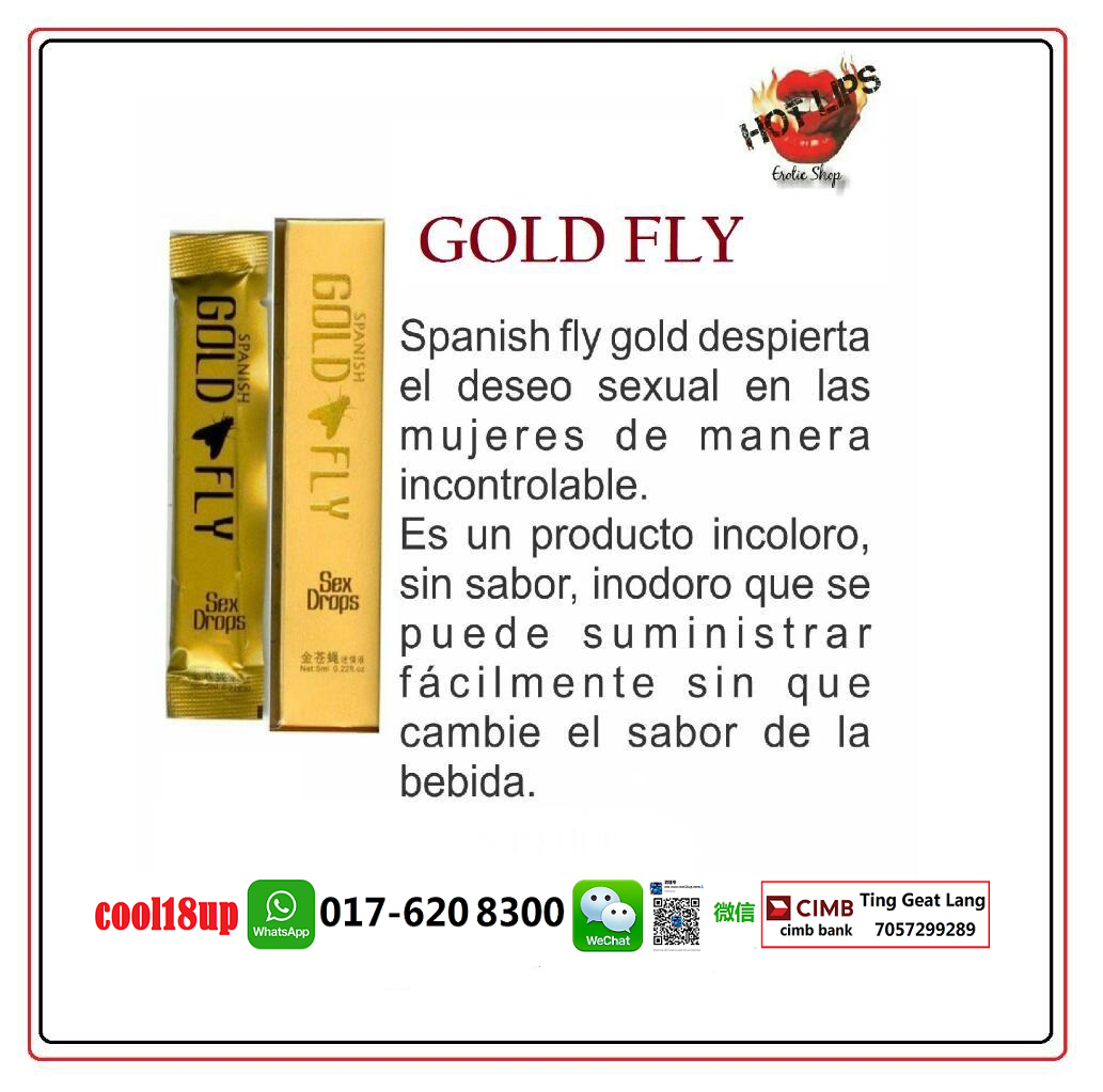 Spanish Gold Fly 西班牙催情苍蝇水（1盒12包）（12Pack） /Sex Drops Health Personal ...